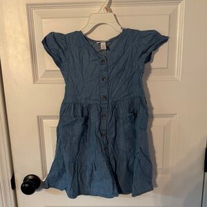 Cat and Jack Chambray dress size 4T NWOT